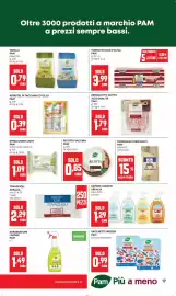 Volantino Panorama Pagina 17: Stracchino light Pam €1,09, Sapone liquido Arkalia €1,29
