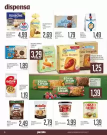 Volantino Supermercati Piccolo Pagina 16: Ferrero Nutella Biscuits €2,79, Novi crema spalmabile €3,99