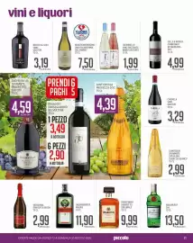 Volantino Supermercati Piccolo Pagina 21: Jagermeister amaro €11,90, Disaronno amaretto originale €9,99