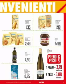 Volantino Supermercati Piccolo Pagina 3: Mulino Bianco biscotti vari tipi €2,49, Mulino Bianco il cornetto classico €1,99