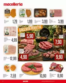 Volantino Supermercati Piccolo Pagina 8: Hamburger di bovino adulto €10,90, Amadori fesa di tacchino €12,99