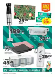 Stora Coop reklamblad vecka 34 Sida 11: Stavmixer €199,00, Matlåda