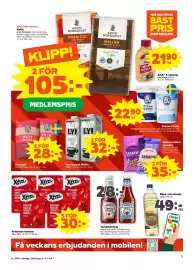 Stora Coop reklamblad vecka 34 Sida 7: Smör- & rapsolja €21,90, Havredryck iKaffe €32,00