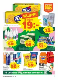 Stora Coop reklamblad vecka 34 Sida 9: Protein Bar €52,00, Tuggummi €30,00