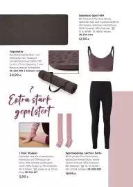 Tchibo Eduscho Flugblatt Seite 12: Seamless-Sport-BH €12,99, Yogamatte €34,99