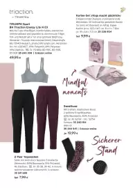 Tchibo Eduscho Flugblatt Seite 18: Karten-Set Yoga macht glücklich €9,99, TRIUMPH Sport BH Triaction Energy Lite N EX €49,95