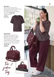 Tchibo Eduscho Flugblatt Seite 20: Sportshirt €12,99, Sporttasche €29,99