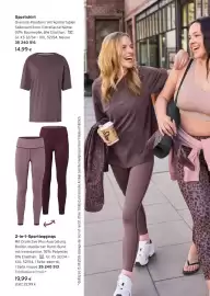 Tchibo Eduscho Flugblatt Seite 4: Sportshirt €14,99, 2-in-1-Sportleggings €19,99