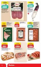Auchan akciós újság hét 33 Oldal 12: PICK Szeletelt téliszalámi €899,00