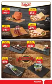 Auchan akciós újság hét 33 Oldal 13: Zádor Füstölt Hátsó Csülök €169,00, Zádor Erdélyi Szalonna €499,00