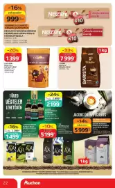 Auchan akciós újság hét 33 Oldal 22: NESCAFÉ Farmers Origins Nespresso kompatibilis kávékapszula €999,00