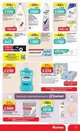 Auchan akciós újság hét 33 Oldal 31: Dove tusfürdő €2.599,00, HEAD & SHOULDERS Sampon €4.599,00