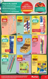 Auchan akciós újság hét 33 Oldal 45: AUCHAN KEDVENC ÁLLATMINTÁS GRAFITCERUZA €199,00, Stabilo színes ceruza €359,00