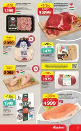 Auchan akciós újság hét 33 Oldal 5: Auchan Kedvenc Marhalapocka €3.899,00, PICK Sertés Darálthús €1.299,00
