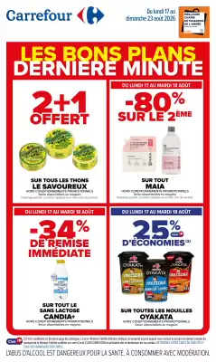 Carrefour | les bons plans dernière minute (valable jusqu'au 23-08)