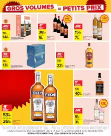 Catalogue Carrefour page 2: LA CAVE D'AUGUSTIN FLORENT A.O.P. Cabernet d'Anjou €14,60, PICON Apéritif à l'orange €9,65