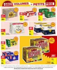 Catalogue Carrefour page 3: LEFFE Bière d'Abbaye €16,99, KRONENBOURG Bière "Maxi Format" €16,20