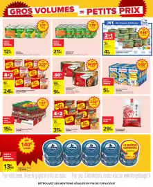 Catalogue Carrefour page 6: BONDUELLE Le maïs €12,15, BONDUELLE Haricots verts €21,50