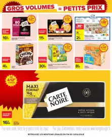 Catalogue Carrefour page 8: GROS VOLUMES = PETITS PRIX x80 GIGA FORMAT CARTE NOIRE SOIT 0,21€ La capsule LE PAQUET DE 80