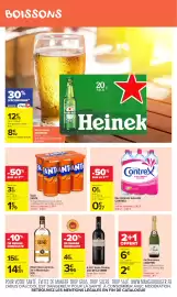 Catalogue Carrefour Market page 11: FANTA Soda €1,79, Contrex Eau minérale naturelle €0,27