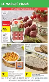 Catalogue Carrefour Market page 4: Charcuteries PRIX ROND €2,00, Le Marché Champignons à la Grecque €3,00