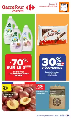 Catalogue Carrefour Market (valable jusqu'au 30-08)