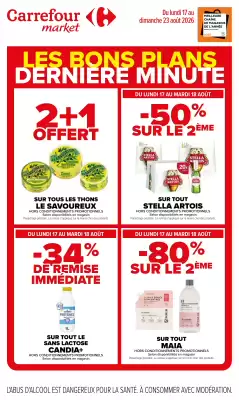 Carrefour Market | les bons plans dernière minute (valable jusqu'au 23-08)
