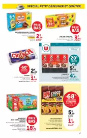 Catalogue Hyper U page 17: BN CHOCO PARTY €7,90, St Michel TAM TAM €3,54