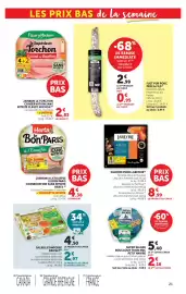 Catalogue Hyper U page 21: LABEYRIE SAUMON FUME €8,99, Fleury Michon Le Supérieur au Torchon €2,83