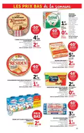 Catalogue Hyper U page 23: Elle & Vire Beurre de Normandie €4,41, Planta Fin Margarine €2,85