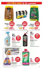 Catalogue Hyper U page 27: Mr. Propre NETTOYANT MR PROPRE €3,36, AJAX NETTOYANT MENAGER €3,45
