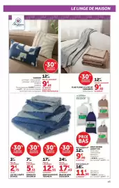Catalogue Hyper U page 43: U.Baggin DRAP HOUSSE JERSEY UNI €9,90, PLAID FLANELLE A RELIEF €9,03