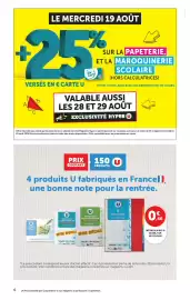 Catalogue Hyper U page 6: U Intercalaires €0,46