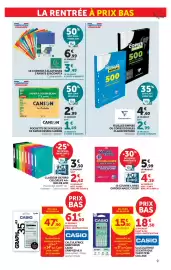 Catalogue Hyper U page 9: Clairefontaine Feuilles simples ou copies doubles €2,99, Oxford CLASSEUR COLORLIFE A4+ €2,62