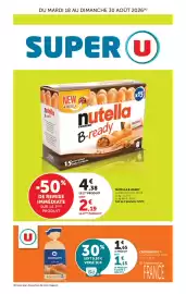 Catalogue Super U page 1: Nutella B-ready €2,19