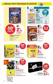 Catalogue Super U page 12: Nestle Chocapic €2,97, Nesquik Poudre Chocolatée €2,35