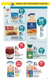 Catalogue Super U page 13: U Mini Viennoiseries €2,66, U Moelleux grandes tranches €0,95