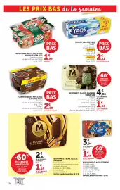Catalogue Super U page 20: Panier de Yoplait €1,99, Danette Creme dessert €2,50