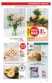 Catalogue Super U page 29: Tartelettes couronne meringuées €6,60, U PAVE RUSTIQUE €1,39