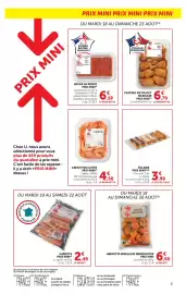 Catalogue Super U page 3: ÉCLAIRS €3,99, ABRICOTS MOELLEUX DENOYAUTES €6,50