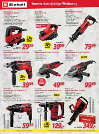 Zgonc Flugblatt Seite 14: Hobel TC-PL 750 €39,99, Abbruchhammer TP-DH 50 Einhell €349,00