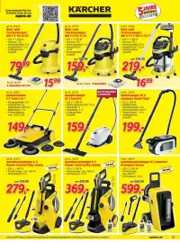 Zgonc Flugblatt Seite 15: Waschsauger SE 3 Compact Home Floor €199,00, Dampfreiniger SC 3 EasyFix €159,00