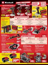 Zgonc Flugblatt Seite 8: TP-RO 18 Set Li BL Solo €169,00, Doppelpack (5,2 Ah) €99,99