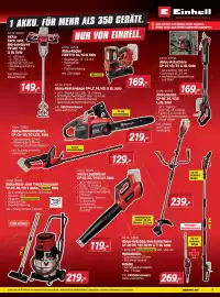 Zgonc Flugblatt Seite 9: Einhell Akku-Astscher GP-LS 18/35 Li BL Solo €169,00
