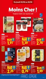 Catalogue Lidl semaine 34 page 13: TOQUE DU CHEF Girasoli chèvre miel €0,76, Dulano Selection €1,39