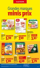Catalogue Lidl semaine 34 page 17: LUSTUCRU Gnocchi à poêler €1,99, Saint Agur Tranche €3,79