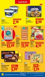 Catalogue Lidl semaine 34 page 18: Freshona Fruits surgelés €4,19, OCEAN SEA King Prawns €13,99