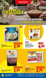 Catalogue Lidl semaine 34 page 22: CHEF SELECT Salade de pommes de terre €2,99, TOQUE DU CHEF Grignottes de poulet €4,49
