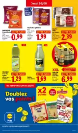 Catalogue Lidl semaine 34 page 25: Le Moulin Bon Gaufres fines pur beurre €2,39, Freeway Iced Tea €1,29