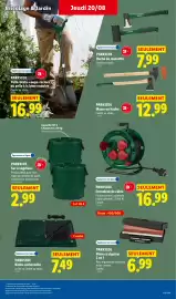 Catalogue Lidl semaine 34 page 37: PARKSIDE Sac à végétaux €2,99, PARKSIDE Enrouleur de câble €16,99